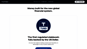 What Trusttoken.com website looked like in 2020 (4 years ago)