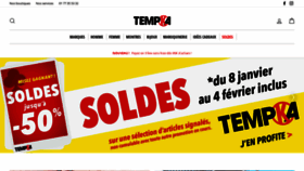 What Tempka.fr website looked like in 2020 (4 years ago)