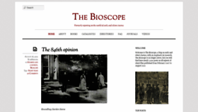 What Thebioscope.net website looked like in 2020 (4 years ago)