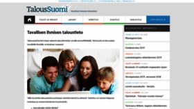 What Taloussuomi.fi website looked like in 2020 (4 years ago)