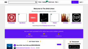 What Theartistunion.com website looked like in 2020 (4 years ago)