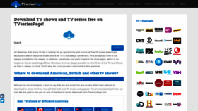 What Tvseriespage.biz website looked like in 2020 (4 years ago)
