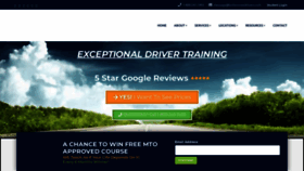 What Tomorrowsdrivers.ca website looked like in 2020 (4 years ago)