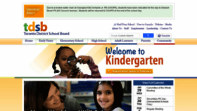 What Tdsb.on.ca website looked like in 2020 (4 years ago)