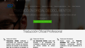 What Traductoresoficialessas.co website looked like in 2020 (4 years ago)
