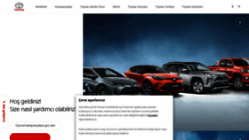 What Toyota.com.tr website looked like in 2020 (4 years ago)