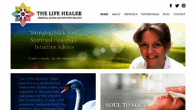 What Thelifehealer.com website looked like in 2020 (4 years ago)