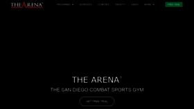 What Thearenagym.com website looked like in 2020 (4 years ago)