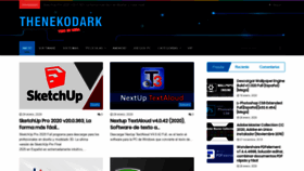 What Thenekodark.com website looked like in 2020 (4 years ago)