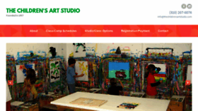 What Thechildrensartstudio.com website looked like in 2020 (4 years ago)