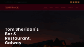 What Tomsheridans.com website looked like in 2020 (4 years ago)