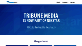 What Tribune.com website looked like in 2020 (4 years ago)