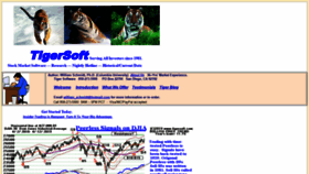 What Tigersoft.com website looked like in 2020 (4 years ago)
