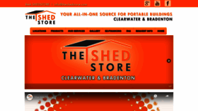 What Theshedstoreflorida.com website looked like in 2020 (4 years ago)