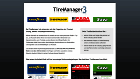 What Tiremanager.de website looked like in 2020 (4 years ago)