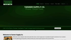 What Tannersupply.com website looked like in 2020 (4 years ago)