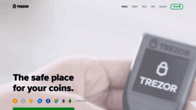 What Trezor.io website looked like in 2020 (4 years ago)