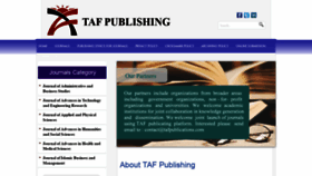 What Tafpublications.com website looked like in 2020 (4 years ago)