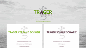 What Trager.ch website looked like in 2020 (4 years ago)