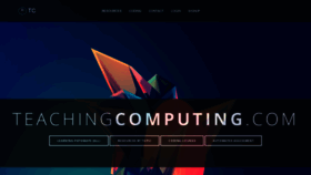 What Teachingcomputing.com website looked like in 2020 (4 years ago)