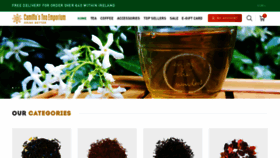 What Teaemporium.ie website looked like in 2020 (4 years ago)