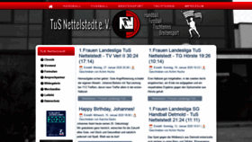 What Tus-nettelstedt.de website looked like in 2020 (4 years ago)