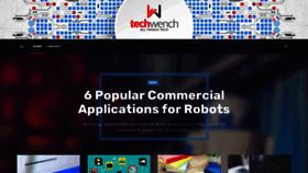 What Techwench.com website looked like in 2020 (4 years ago)