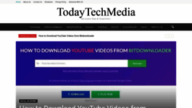 What Todaytechmedia.com website looked like in 2020 (4 years ago)