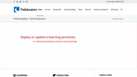 What Theeducators.co website looked like in 2020 (4 years ago)