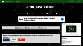 What Theeastpacific.com website looked like in 2020 (4 years ago)