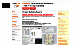 What Truecafe.net website looked like in 2020 (4 years ago)