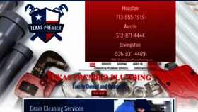 What Texaspremierplumbing.com website looked like in 2020 (4 years ago)