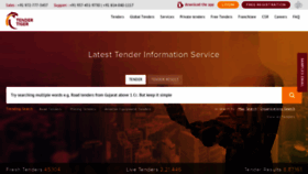 What Tendertiger.com website looked like in 2020 (4 years ago)