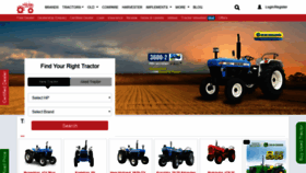 What Tractorjunction.com website looked like in 2020 (4 years ago)
