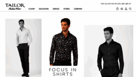What Tailoritalianwear.com website looked like in 2020 (4 years ago)
