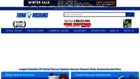 What Thinkvacuums.com website looked like in 2020 (4 years ago)