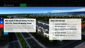 What Thanhcongland.vn website looked like in 2020 (4 years ago)