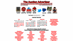 What Theauctionadvertiser.com website looked like in 2020 (4 years ago)