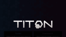 What Titon.io website looked like in 2020 (4 years ago)