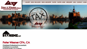 What Taxhome.net website looked like in 2020 (4 years ago)