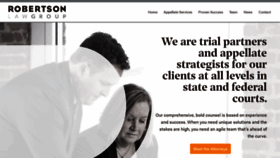 What Therobertsonlawgroup.com website looked like in 2020 (4 years ago)