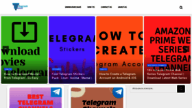 What Telegramtutor.com website looked like in 2020 (4 years ago)