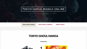 What Tokyo-ghoul.com website looked like in 2020 (4 years ago)