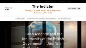 What Theindicter.com website looked like in 2020 (4 years ago)