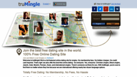 What Trumingle.com website looked like in 2020 (4 years ago)