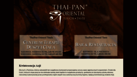 What Thai-pan.pl website looked like in 2020 (4 years ago)