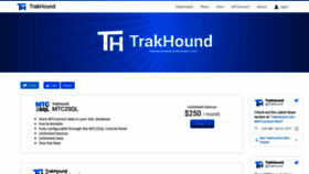 What Trakhound.com website looked like in 2020 (4 years ago)