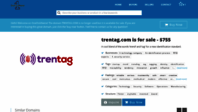 What Trentag.com website looked like in 2020 (4 years ago)