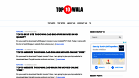 What Top10wala.com website looked like in 2020 (4 years ago)
