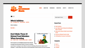 What Theinvestmentmania.com website looked like in 2020 (4 years ago)